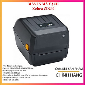 Mua Máy in mã vạch để bàn Zebra ZD230 | Hàng chính hãng Zebra  có CO/CQ