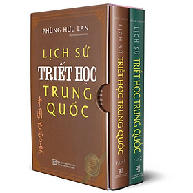 (Bộ Hộp 2 Tập) Lịch Sử Triết Học Trung Quốc - Phùng Hữu Lan - (bìa cứng)