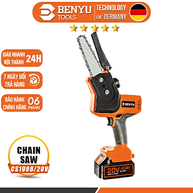 Hình ảnh DIY | Máy cưa xích pin BENYU CS1908/20V