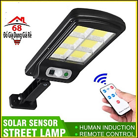 Mua Đèn led năng lượng mặt trời Solar street lamp 6 bóng 120 led to cảm biến chuyển động  kèm điều khiển tắt bật từ xa