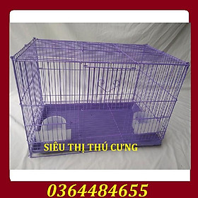 LỒNG NUÔI CHIM-LỒNG NUÔI CHIM NHỎ-LỒNG LOẠI 60x40x40 LOẠI TO MÀU TÍM