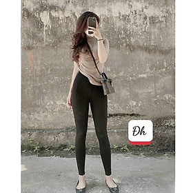 Quần leging nữ cạp cao gen bụng-Quần leging lưng cao nâng mông