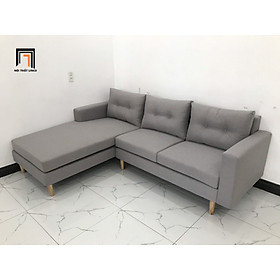 Mua Bộ ghế sofa góc L văn phòng xám ghi trắng nhiều kích cỡ