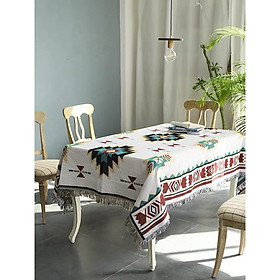 Mua Khăn trải bàn  Thảm Vintage Vải Cotton Cao Cấp Nhập Khẩu kích thước 1m3x1m8