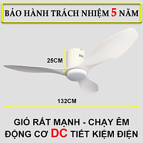 Mua Quạt Trần Chung Cư Lê Gia | Quạt Trần Cho Trần Thấp - Hàng Nhập Khẩu