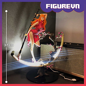 Mô hình Nami hoa anh đào 37 cm có LED - One Piece