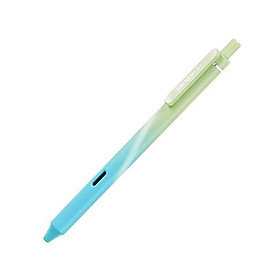 Bút Gel Bấm Không Ồn Ombre 0.7 mm - Writech W0171 - Mực Đen - Green