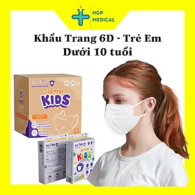 Khẩu trang 6D trẻ em 6D Kids AN TÂM, ngăn COVID-19, kháng khuẩn, BYT Cấp phép