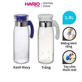 Bình thủy tinh Hario 1.4L RPBN-14 - Xanh Navy