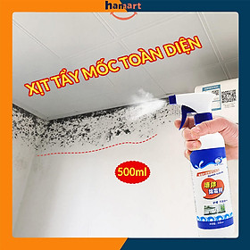 Chai Xịt Tẩy Mốc Tường Nhà 500ml Tẩy Sạch Đốm Mốc Hiệu Quả Tiện Dụng Hiệu