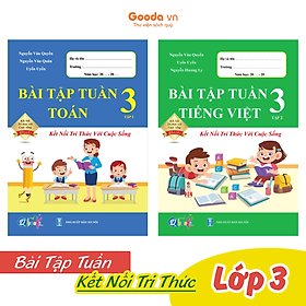 Combo Bài Tập Tuần Toán, Tiếng Việt Lớp 3 - Cánh Diều - Học kì 1