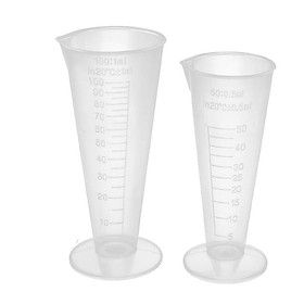Mua Bộ 2 Ly Đong Nhựa Có Vạch Chia Định Lượng 100ml & 50ml