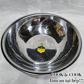 Mua Rá inox size 32  34  36  38  40  42  44  46  48  50 loại dầy  rá vo gạo inox cao cấp