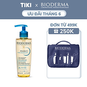 Dầu tắm giúp làm sạch, làm dịu và dưỡng ẩm dành cho da khô, da nhạy cảm Atoderm Huile De Douche 200ml