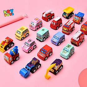 Hộp 20 ô tô chạy đà, đồ chơi được nhiều ba mẹ chọn cho bé