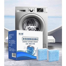 Mua HỘP 12 VIÊN TẨY LỒNG MÁY GIẶT SIÊU SẠCH  VỆ SINH LỒNG MÁY GIẶT