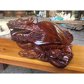 Tượng Long Quy - Rùa đầu Rồng - gỗ Hương Gia Lai