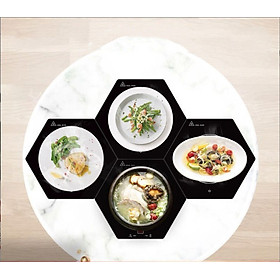Mua Bộ 4 Mâm Hexagon Kết Nối Hâm Nóng Thức Ăn 40 - 99 độ C (có chế độ khóa trẻ em)