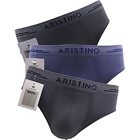 Combo 3 Chiếc Quần Lót Nam Tam Giác Aristino ABF064 Dệt Liền, Co Dãn 4 Chiều (Giao Màu Ngẫu Nhiên) - Hàng Chính Hãng