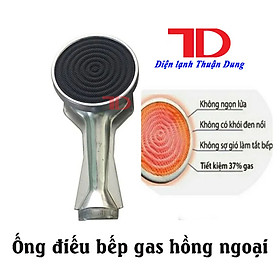 Hình ảnh COMBO 2 Cái Điếu INOX Đầu Đốt bếp gas Hồng Ngoại Ceramic 9cm (Kèm Bass gắn + Vít) hàng nhập khẩu - Điện lạnh Thuận Dung