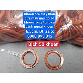 Mua Khoen Ore May Màn Cửa Màu Nâu Gỗ