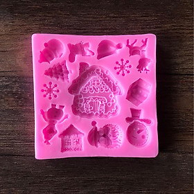 Mua Khuôn rau câu 4D silicone Trang trí giáng sinh (Kích cỡ đọc mô tả)