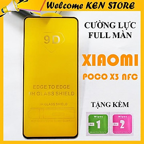 Mua Kính Cường Lực cho Xiaomi POCO X3 NFC 9D Full Keo Full Màn Hình - Miếng Dán Màn Hình Cao Cấp - Viền Đen