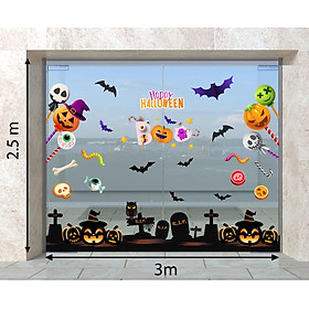 DECAL TRANG TRÍ HALLOWEEN 2023  COMBO SỐ 45