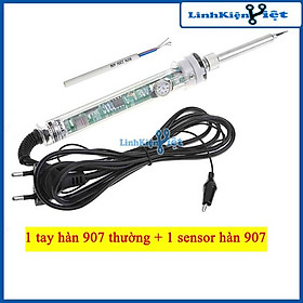 Mua Combo mỏ hàn điều chỉnh nhiệt độ 907 60W-220V tặng Sensor hàn 907 60W