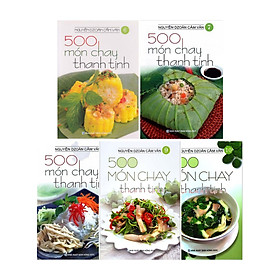 Combo 5 Cuốn: 500 Món Chay Thanh Tịnh (Tập 6-Tập 10) (VT)