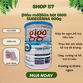 Sữa Bột Surecerna Gigo 900g - Hỗ Trợ Sức Khỏe, Bổ Sung Dinh Dưỡng Cho Người Cao Tuổi