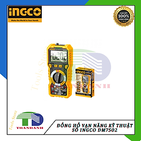 Mua Đồng hồ vạn năng kỹ thuật số (6000 số đếm) INGCO DM7502