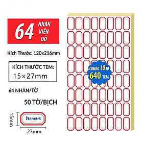 COMBO 10 Tờ Tem Ghi Tên Sản Phẩm Giá Tiền Nhãn Note Ghi Chú Thực Phẩm Giấy Đánh Dấu Vật Dụng