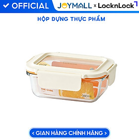 Hộp đựng thực phẩm thủy tinh LocknLock The Cube Square, Hàng chính hãng, nhiều dung tích - JoyMall