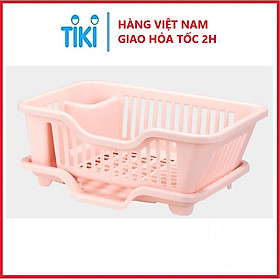 Rổ úp chén bát tiện ích Việt Nhật 44x27.5x17 (cm) - Hàng chính hãng