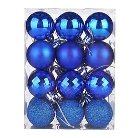 Mua Hộp 24 Quả Châu 4CM Nhũ Kim Tuyến Lấp Lánh Trang Trí Noel  Giáng Sinh 4CM