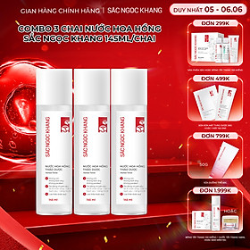 Combo 3 Chai Nước Hoa Hồng Sắc Ngọc Khang 145ml