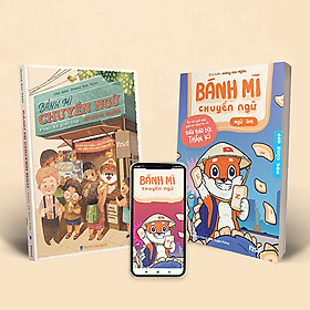 Combo Sách Bánh mì chuyển ngữ: Phản Xạ & Ngữ âm (Kèm tài khoản Apps tự học và bộ truyện tranh phản xạ)