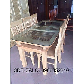 Mua Bộ Bàn Ghế Ăn Gỗ Sồi Nga 2 Tầng