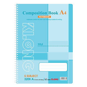 Sổ Lò Xo Composition Book Klong MS 382M (320 Trang) 