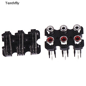 Mua Trạm AV - Jack AV 2 lổ  4 lổ và 6 lổ chuyên dùng cho amply và các board mạch âm thanh