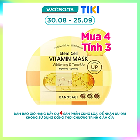 Mặt Nạ Banobagi Stem Cell Vitamin Mask Whitening & Tone-Up 30g