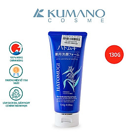 Sữa rửa mặt trắng da Hatomugi Cleansing Foam hạt Ý Dĩ