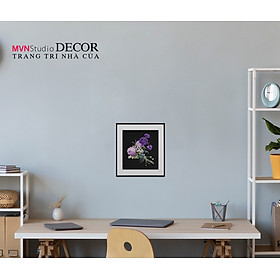 Tranh decal dán tường KHUNG ẢNH HOA trang trí PHÒNG KHÁCH, BÀN LÀM VIỆC, PHÒNG NGỦ - MVN Studio Decor