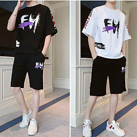 Đồ bộ nam hè y hình, vải êm, mát, không ra màu, không đổ lông (fm)