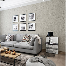 Mua CUỘN 5M DECAL GIẤY DÁN TƯỜNG KEO SẴN KHỔ 45CM MẪU GIẢ VẢI XÁM