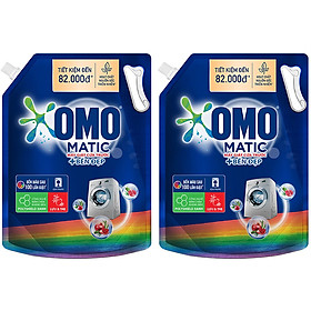Combo 2 Túi Nước Giặt OMO Cửa Trước Bền Đẹp 3.7kg