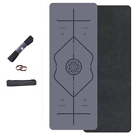 Thảm yoga Pido màu xám