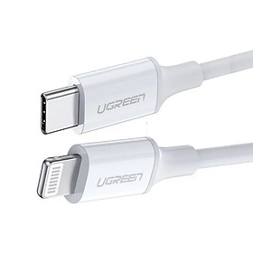 Cáp USB Type C ra Lightning  1M Màu Trắng Ugreen UC10493US171 hàng chính hãng