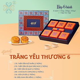 Hộp Bánh Trung Thu Givral Trăng Yêu Thương 6 (200gr)